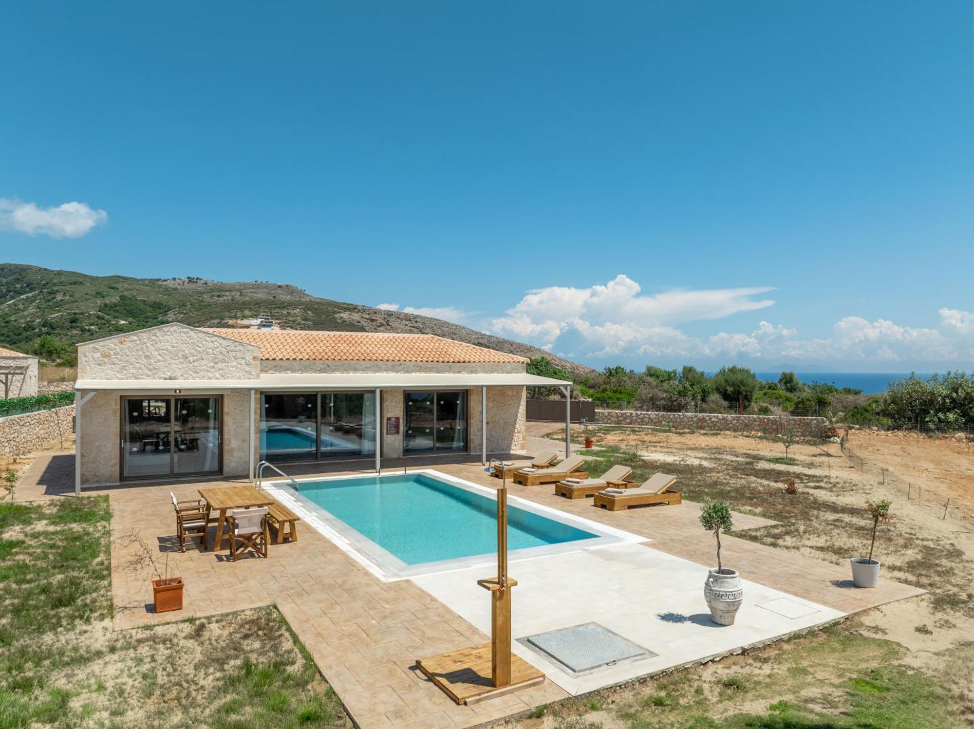 Pantheon Luxury Villas Skala  Buitenkant foto