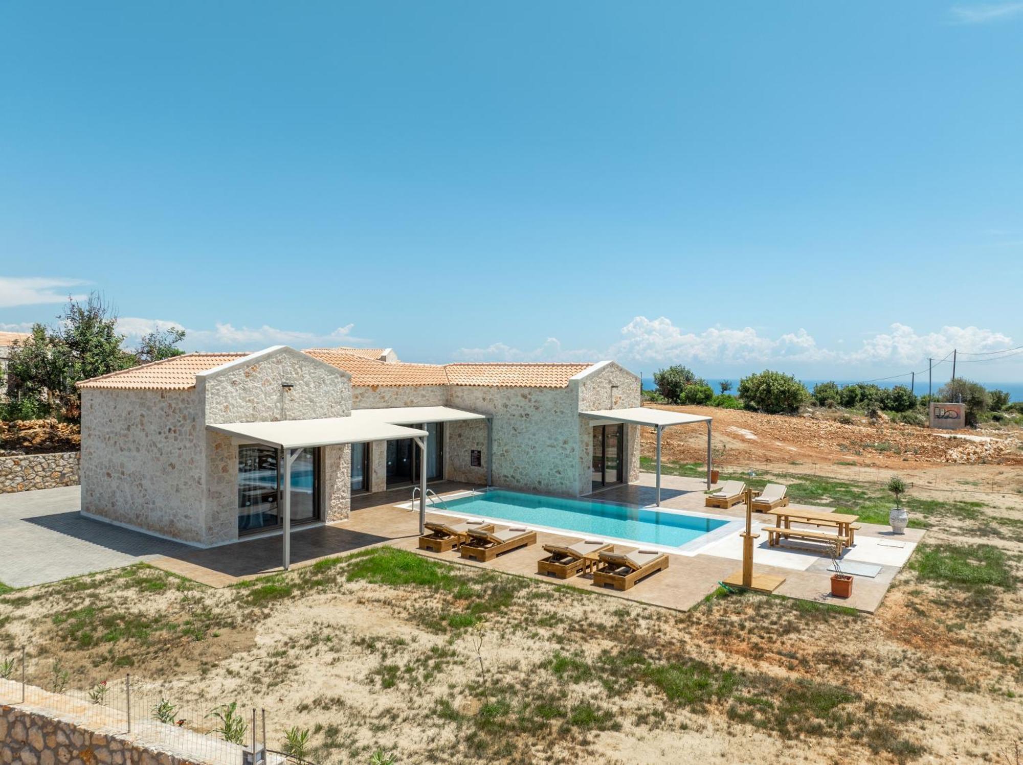 Pantheon Luxury Villas Skala  Buitenkant foto