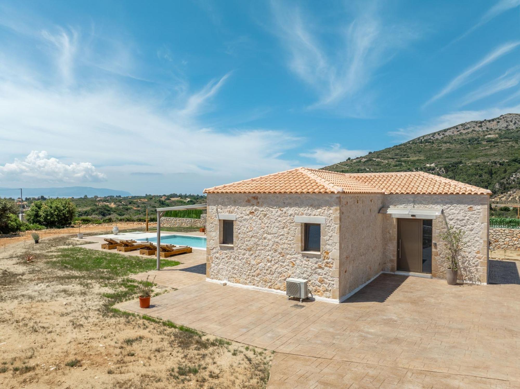 Pantheon Luxury Villas Skala  Buitenkant foto
