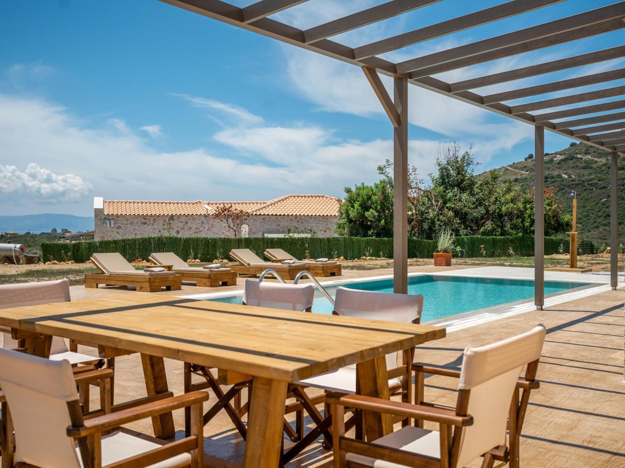 Pantheon Luxury Villas Skala  Buitenkant foto