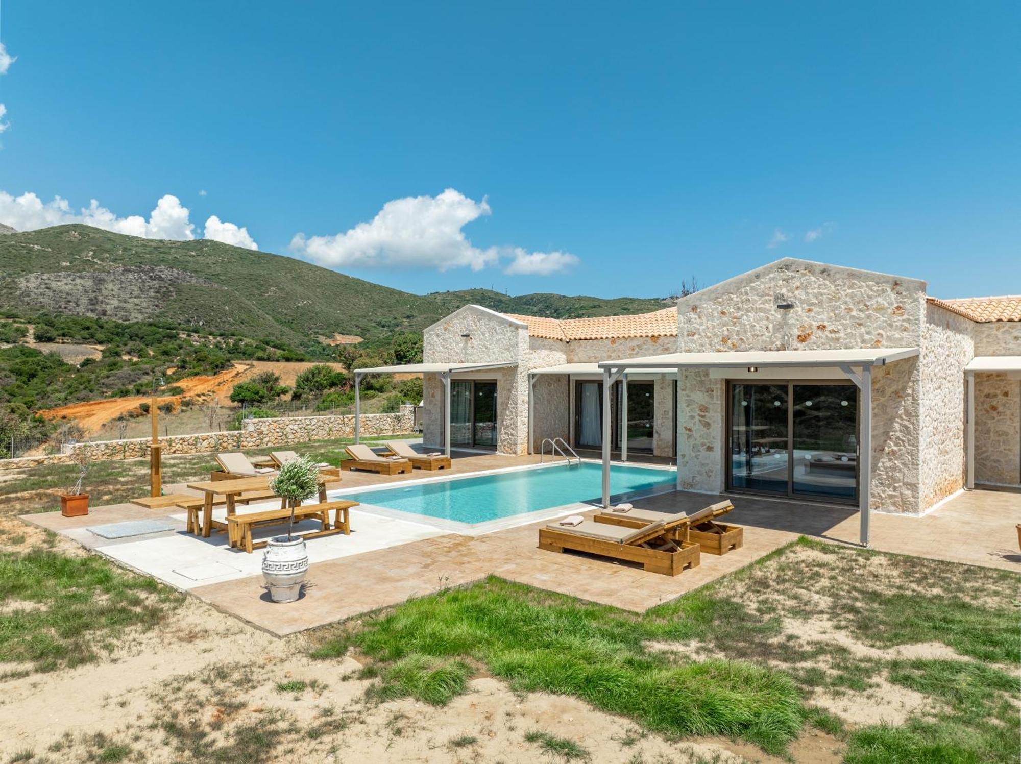Pantheon Luxury Villas Skala  Buitenkant foto